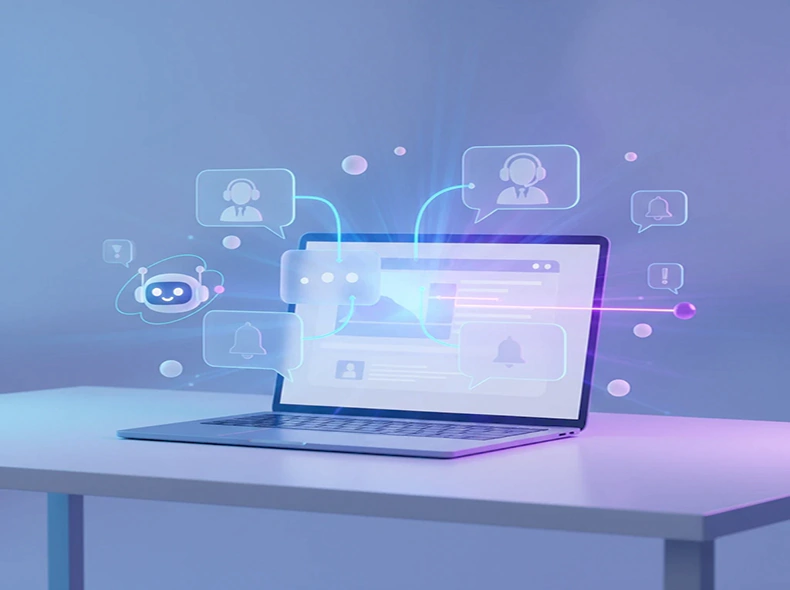 سیستم پشتیبانی آنلاین وبسایت