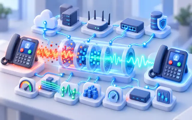 چگونه کیفیت صدای VoIP را در شبکه شرکت بهتر کنیم؟